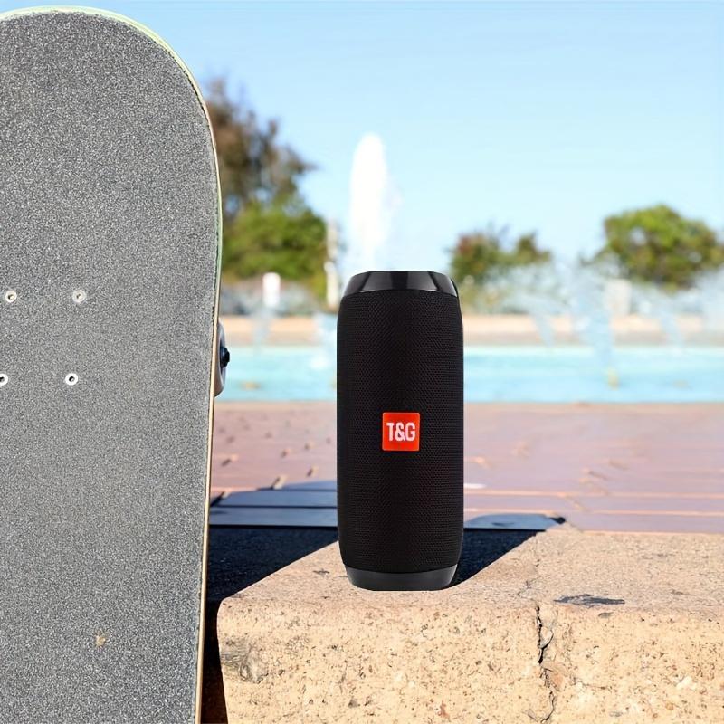 Wireless Stereo Speaker System - Experience Powerful Sound, Deep Bass, FM Radio, TF Card and U Disk Playback, Built-in Mic, Seamless Connection to Mobile, Computer, TV, True Wireless Stereo for Indoor and Outdoor Use, Portable and Compact Design - 3